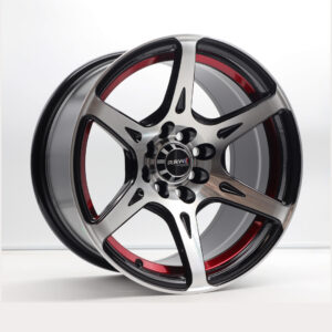 Rin 5718 JGO DE 4 RINES 15X8 4X100/108 CB:73.1 ET:10 4-100 con barrenación 4-100