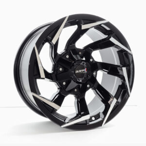 Rin 6305 JGO DE 4 RINES 16X8.5 5X114.3/127 CB:84.3 ET:-10 5-114.3 con barrenación 5-114.3